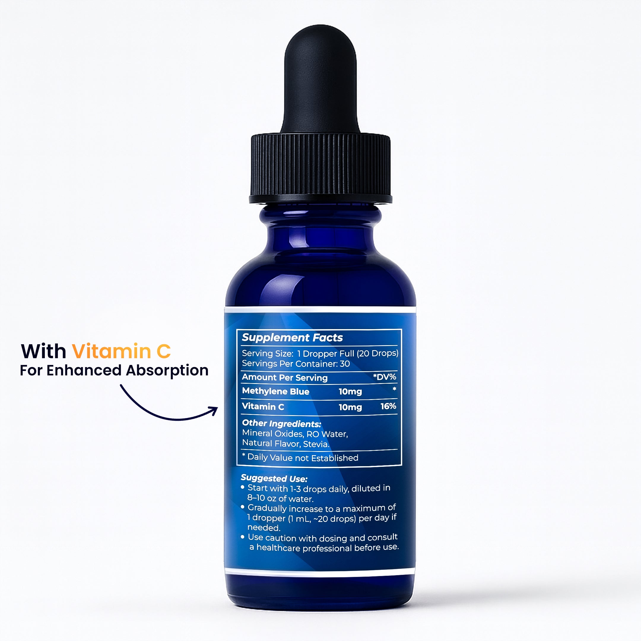 VitalBloo™ Ultimate Methylene Blue 1% 30mL (1.0 oz)