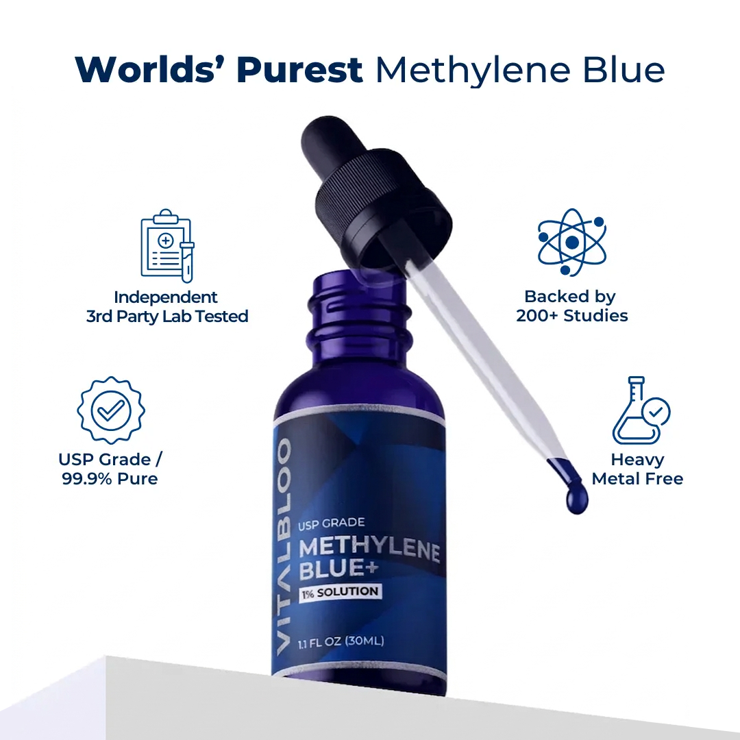 VitalBloo™ Ultimate Methylene Blue 1% 30mL (1.0 oz)